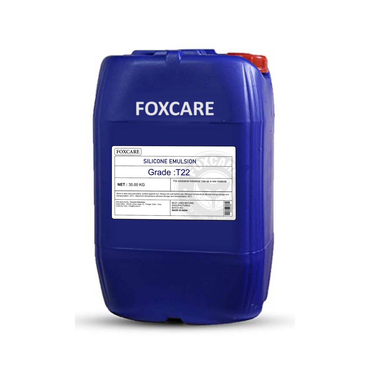 Foxcare Silicone emulsion T 22 Grade 35kg - Foxcare Industries