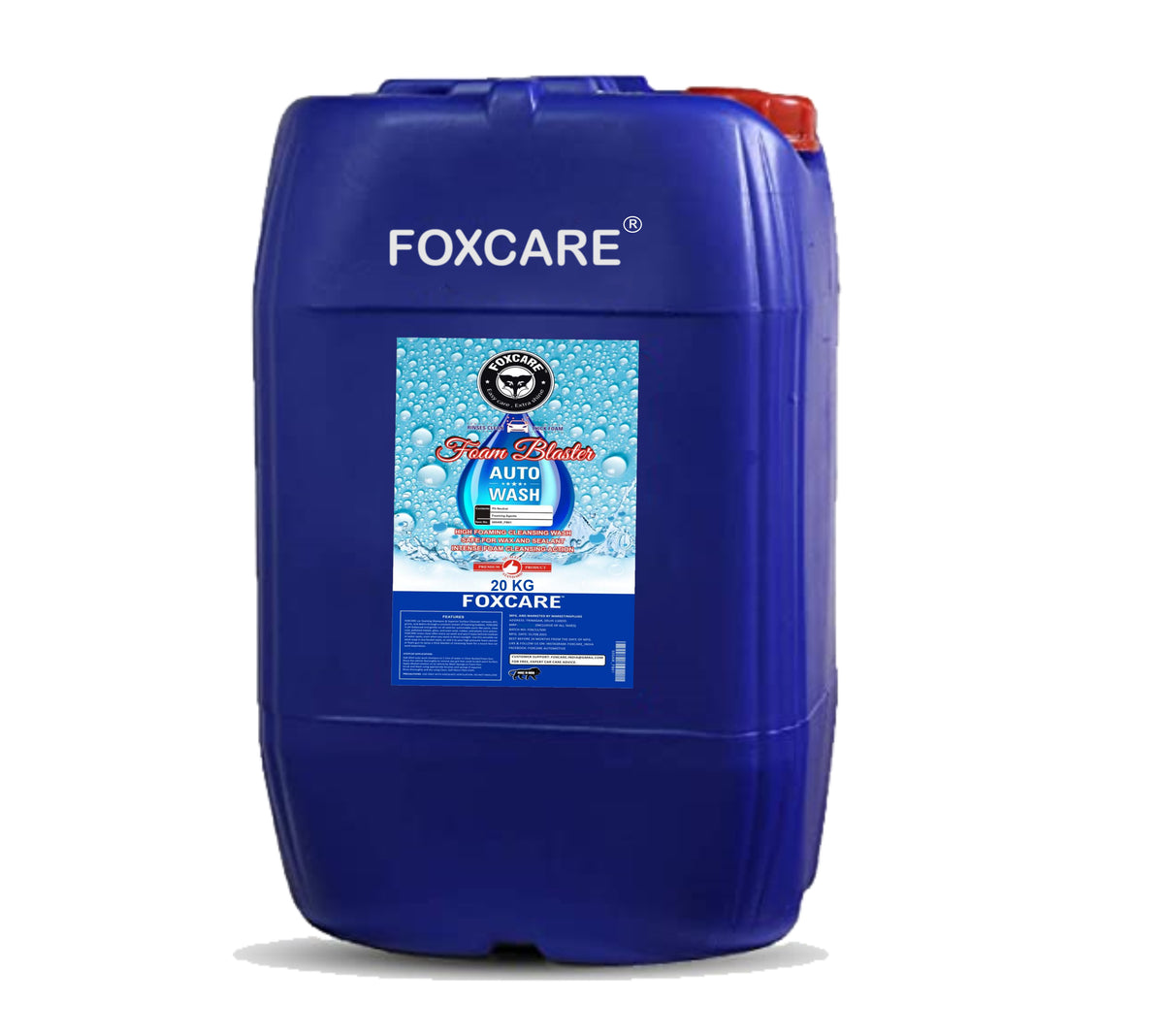 Foxcare Foam Blaster - Auto Wash Shampoo (20KG) - Foxcare Industries