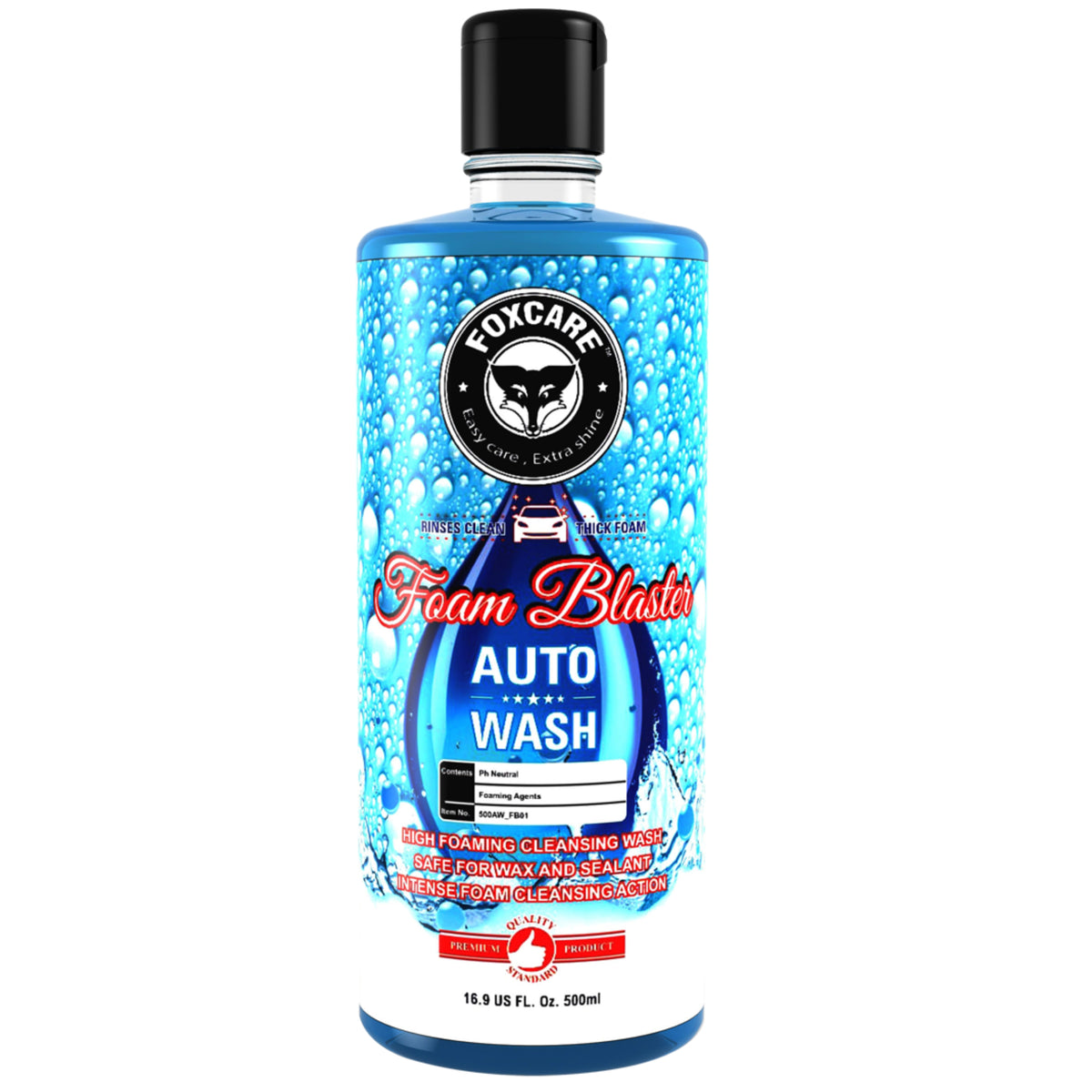 Foxcare Foam Blaster - Auto Wash Shampoo (500ml) - Foxcare Industries