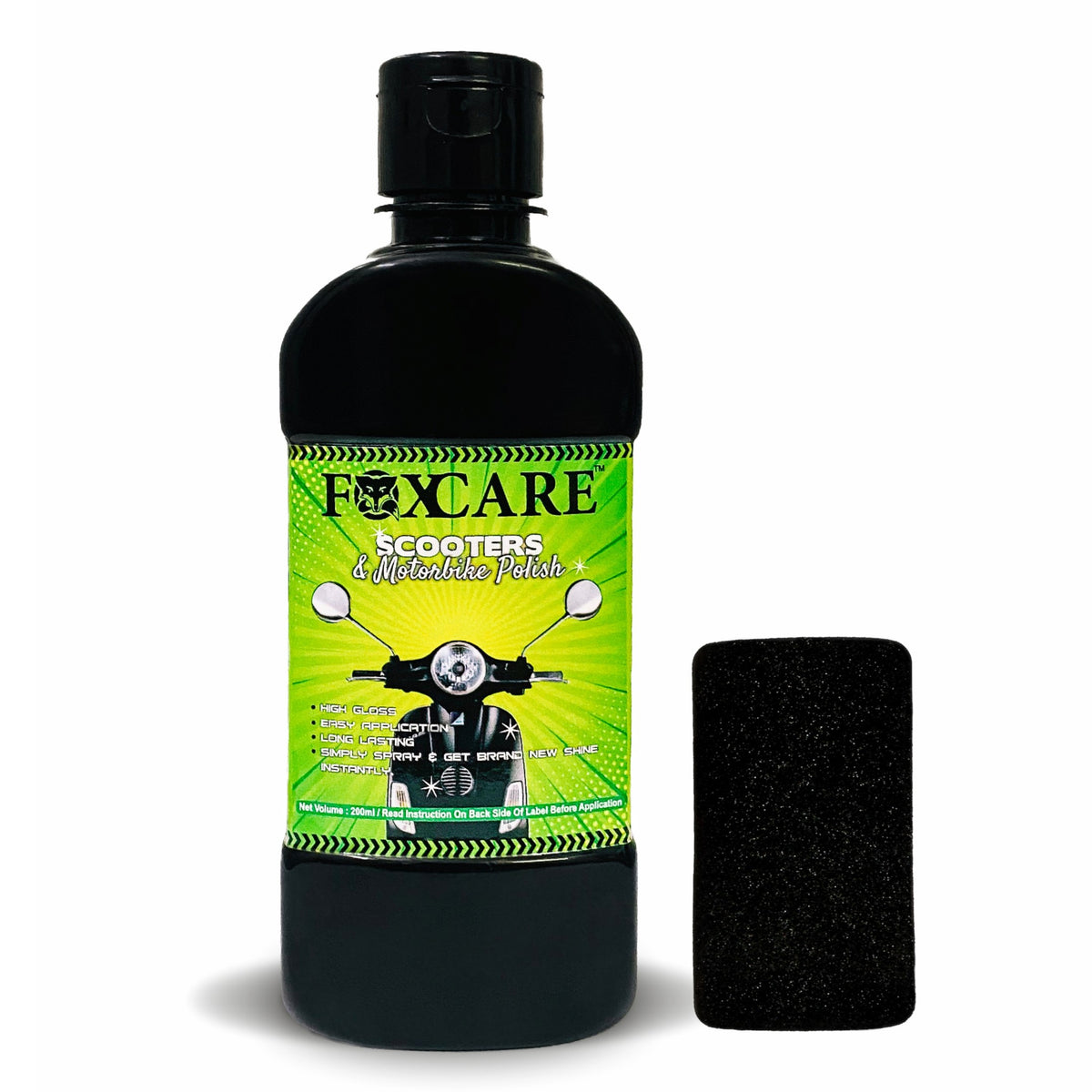 Foxcare Scooters & Motorbike Polish (200ML) | A Complete solution for Two Wheelers - Foxcare Industries