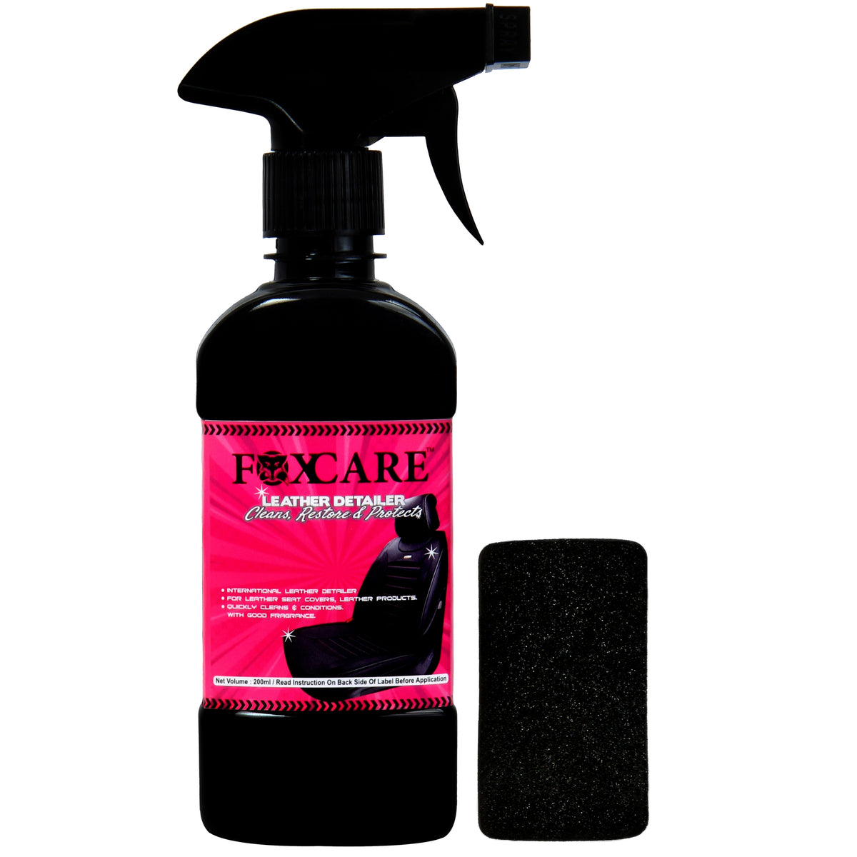 Foxcare Leather Detailer (200ML) | Cleans, Restore, Protects - Foxcare Industries